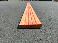 Lame de terrasse douglas classe 3.1 rose - 27x145 - L=4m (profil Bombé) — vue 9