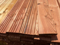 Lame de terrasse douglas classe 3.1 rose - 27x145 - L=4m (profil Bombé) — vue 8