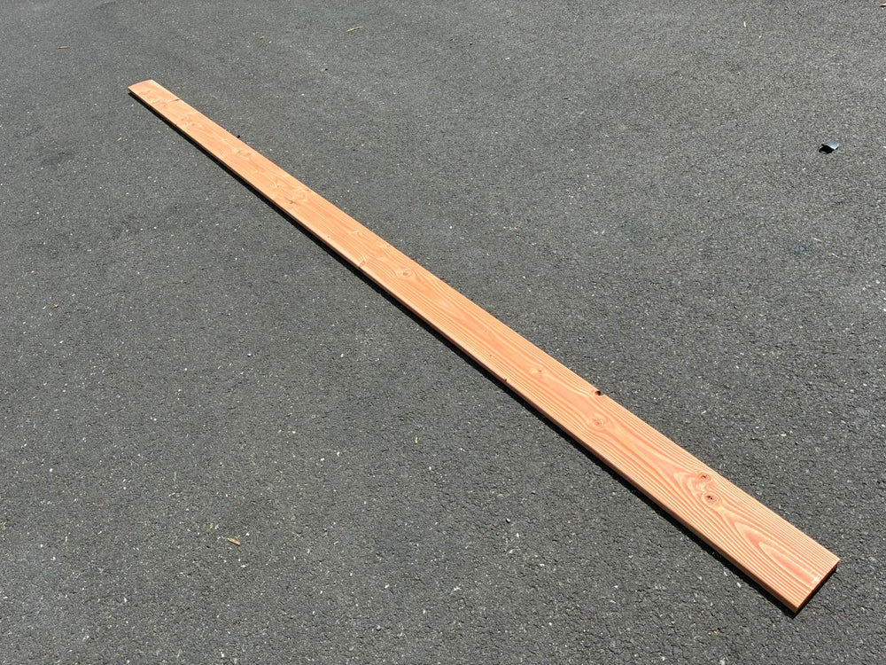 Lame de terrasse douglas classe 3.1 rose - 27x145 - L=4m (profil Bombé) — vue 2