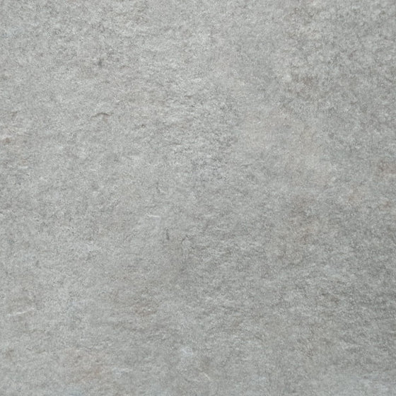 Carrelage extérieur grès cérame rectifié structuré couleur Gris - gamme Geo ref F028 - 60x60cm - Ep= 20mm - Novoceram