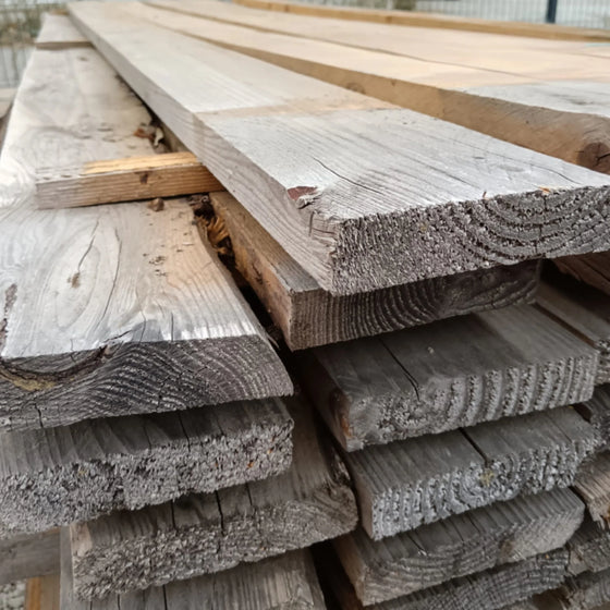 Solive douglas bois massif classe 3 - 30 x 175 - L=6.1m (Noirci)