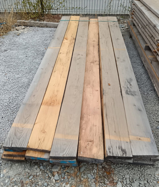 Solive douglas bois massif classe 3 - 30 x 175 - L=6.1m (Noirci)