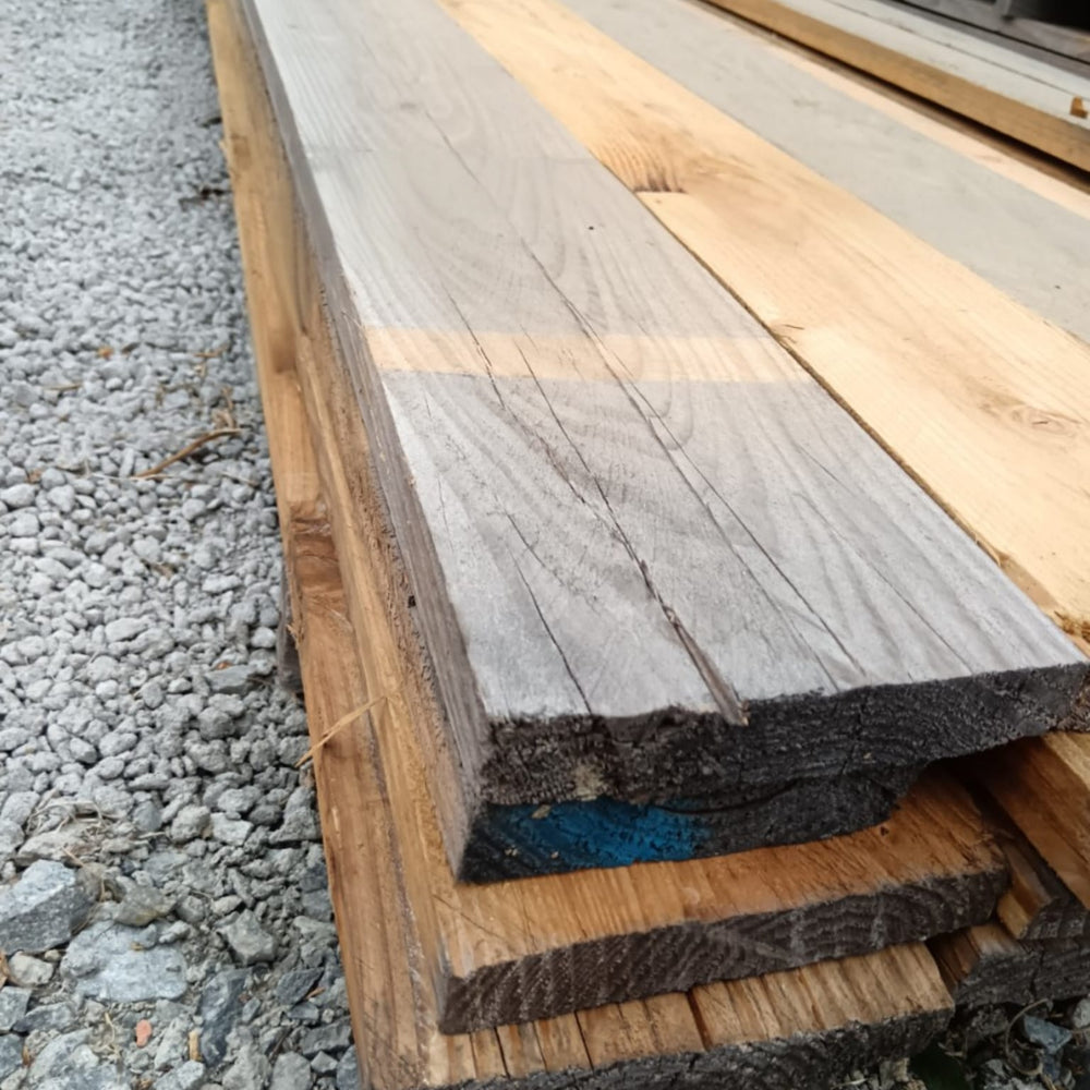 Poutre douglas bois massif classe 3 - 53 x 152 - L=5m (Noirci)