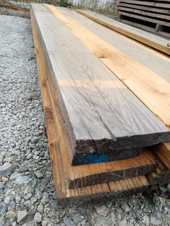 Solive douglas bois massif classe 3 - 30 x 175 - L=6.1m (Noirci)