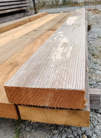 Poutre douglas bois massif classe 3 - 75 x 215 - L=5.5m (Noirci)
