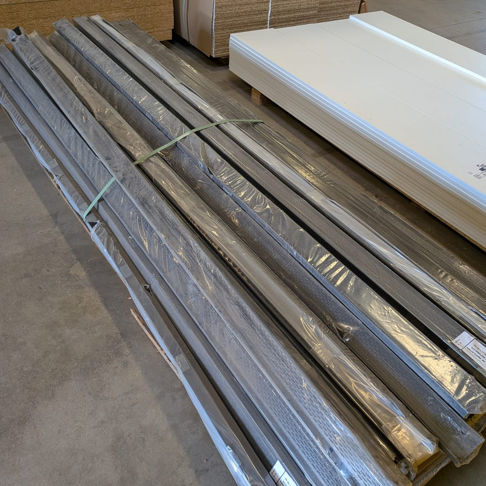 Profils de ventilation / Grille anti-rongeur grise anthracite 30 x 50 x 2500mm UBBINK