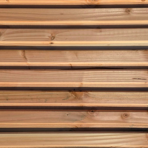 Bardage douglas classe 3 - 21x132 - L=2,5m (profil Melodik rainure centrale)