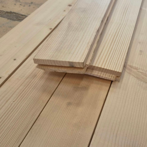 Plancher jointif sapin - 26x90 - L=4,5m