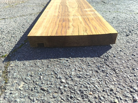 Planche de rive rainurée pin classe 4 vert - 28x190 - L=4m