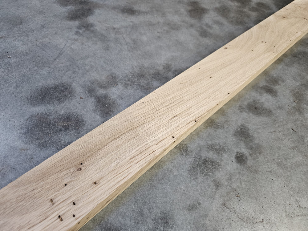 Planche bois massif chêne - 24x75 - L=1.4m - Choix B (raboté 4 faces)