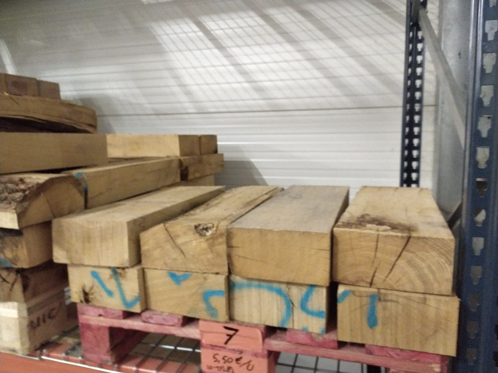 Pièce en chêne  - epaisseur 95mm (vendu au m3)