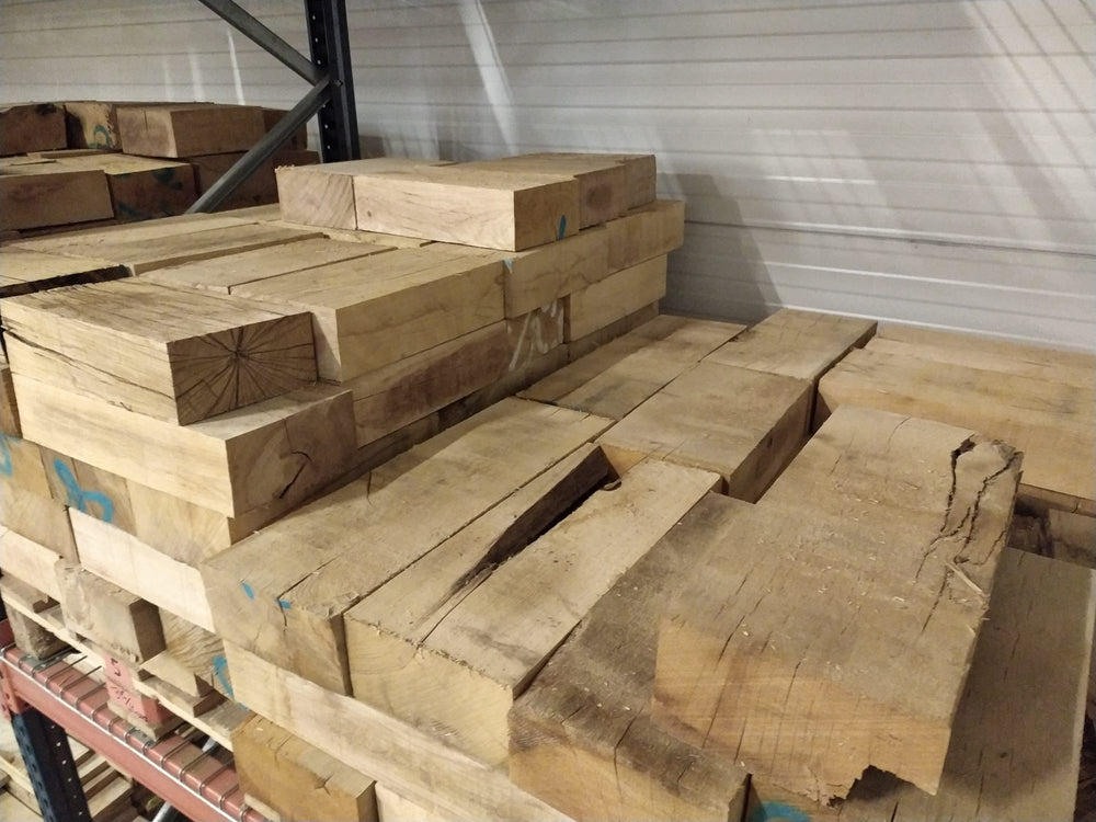 Pièce en chêne  - epaisseur 95mm (vendu au m3)