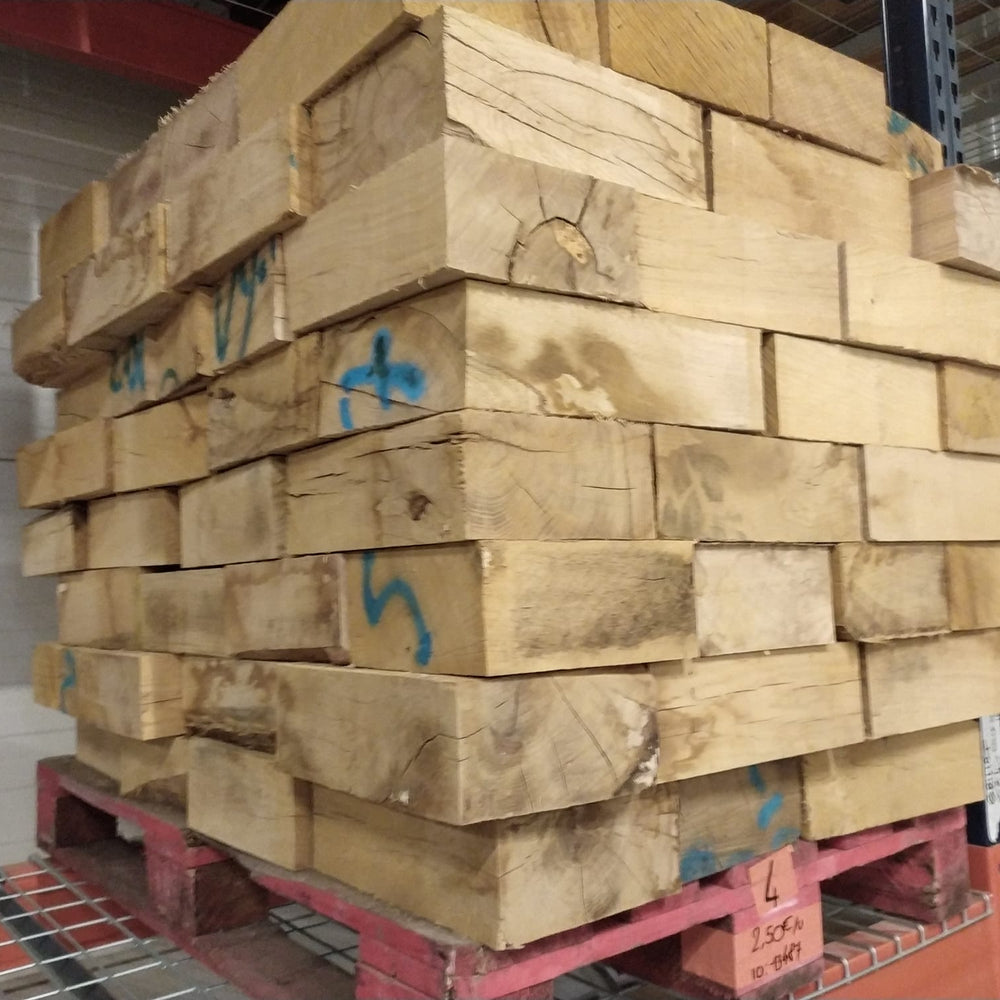 Pièce en chêne  - epaisseur 95mm (vendu au m3)