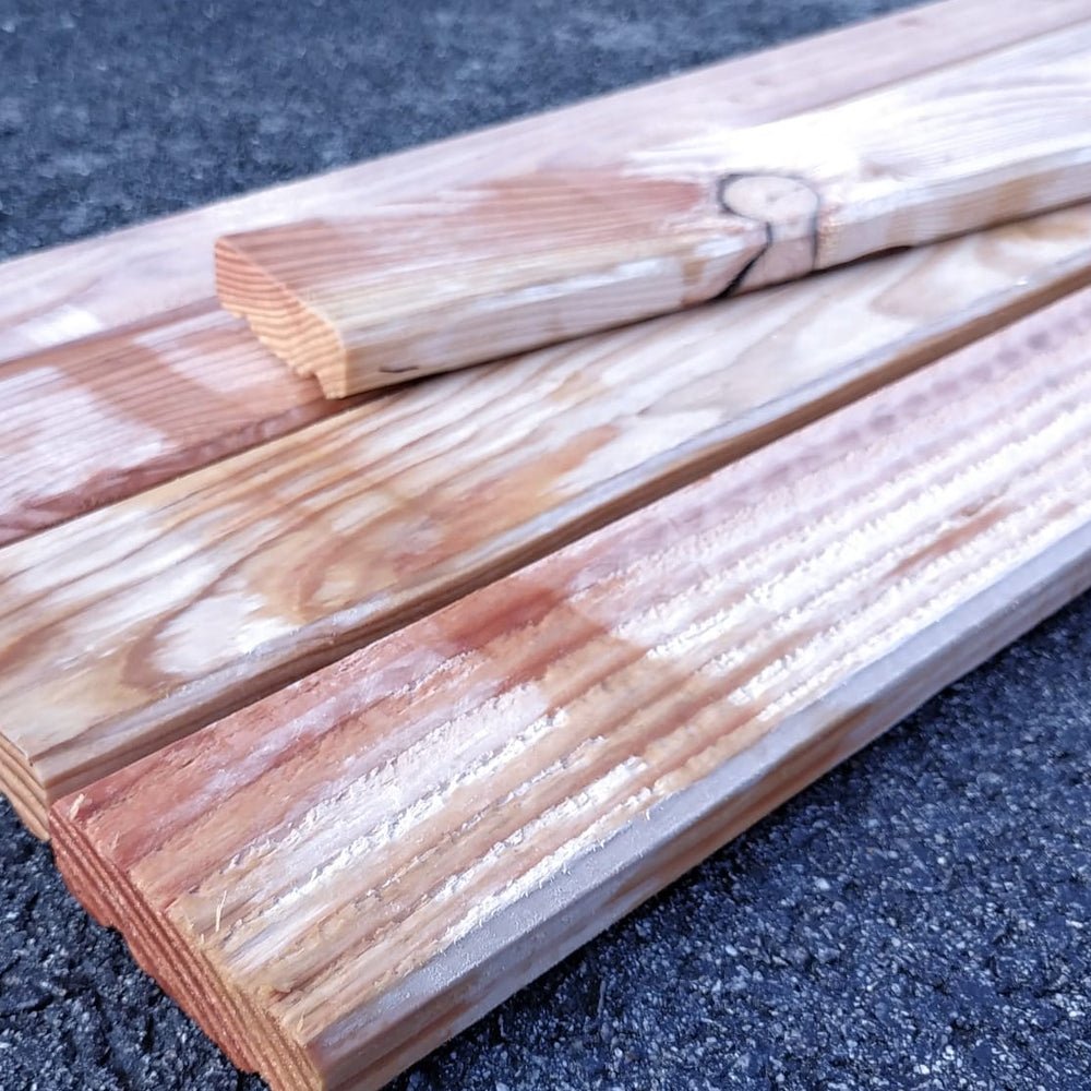 Lame de terrasse douglas naturel Pyla classe 3 - 25x90 - L=4m