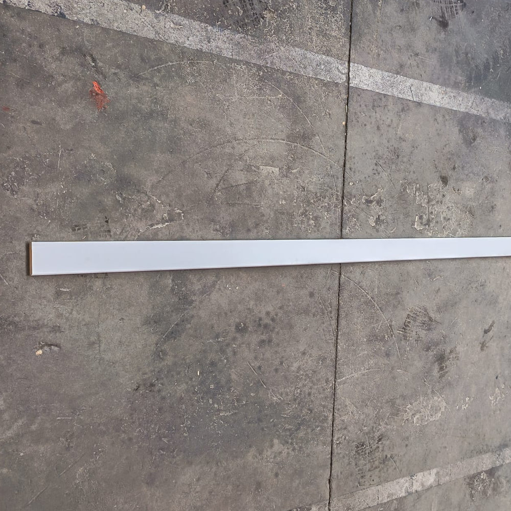 Plinthe MDF Blanc satiné - 9x70 - L=2,2m