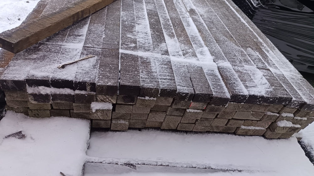 Lambourde bois exo Badi classe 4 - 34x55 - L=2,05m