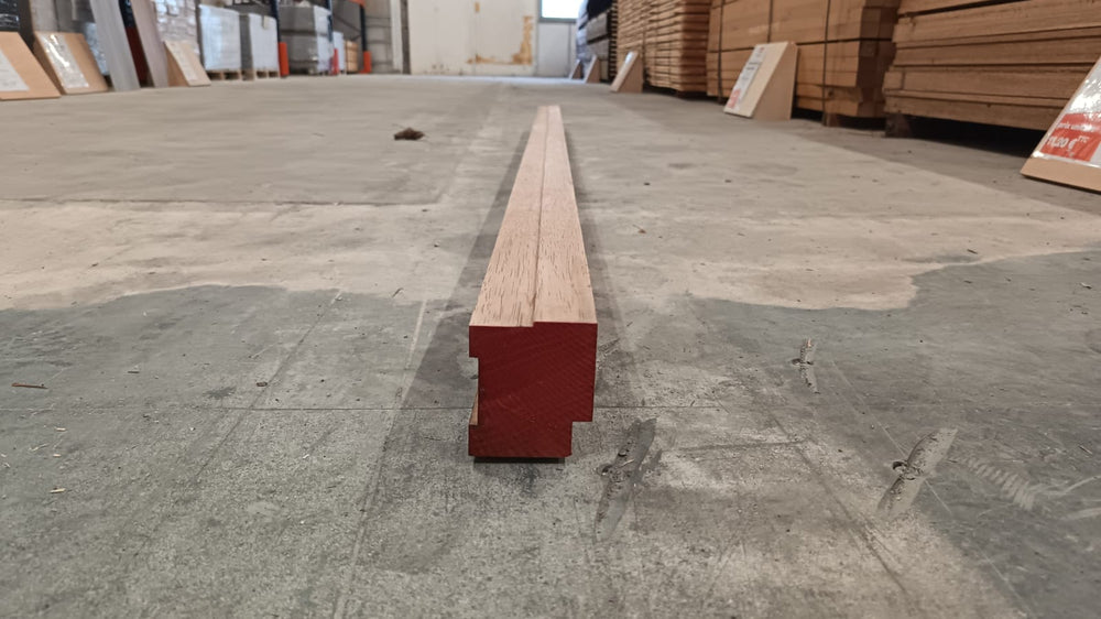 Lambourde bois exo Palapi classe 2 - 60x70 - L=2,13m