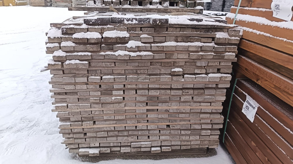 Lambourde bois exo Tali classe 4 - 27x65 - L=0,9m