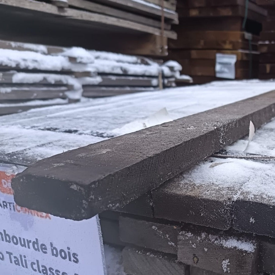 Lambourde bois exo Tali classe 4 - 27x65 - L=1,2m