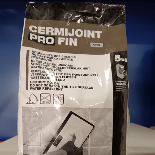 Joint carrelage pro intérieur/extérieur gris 5kg