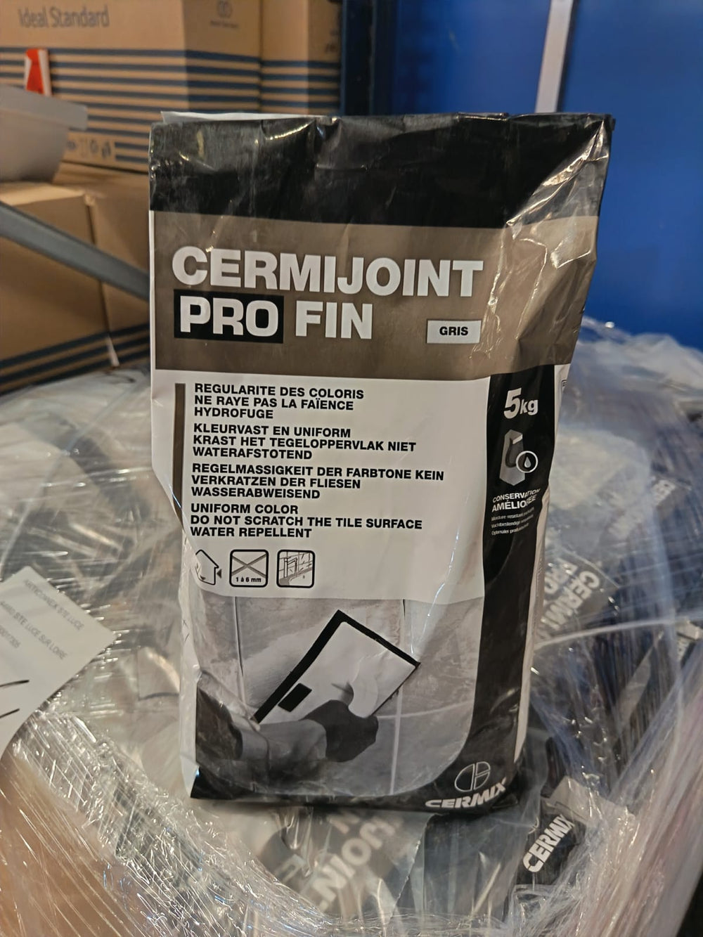 Joint carrelage pro intérieur/extérieur gris 5kg