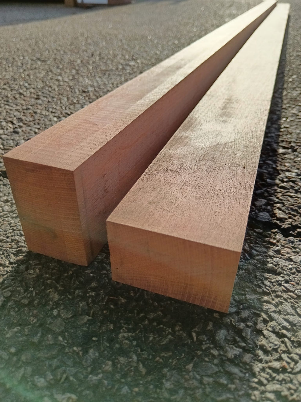 Lambourde bois exo Moabi classe 4 - 42x65 - L=3,90-4,19m