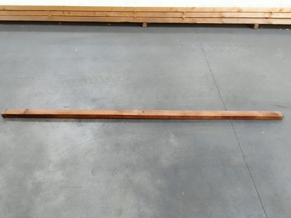 Lambourde bois exo Iroko classe 3 - 42x65 - L=2,05m