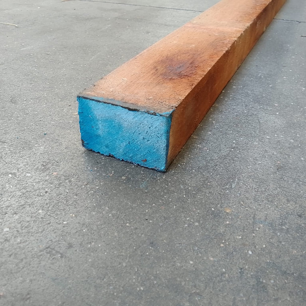 Lambourde bois exo Iroko classe 3 - 42x65 - L=2,05m