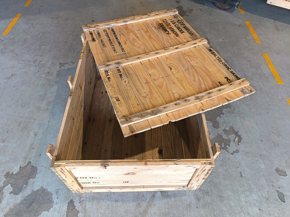 Caisse de transport  bois massif - 1100 x 810 x 425 mm