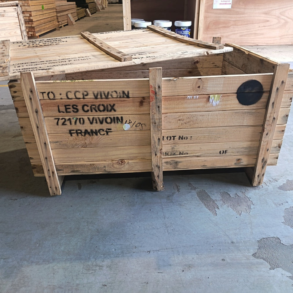 Caisse de transport  bois massif - 1100 x 810 x 425 mm