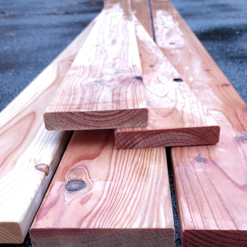 Lame de terrasse douglas lisse classe 3 - 27x145 - L=3,6m