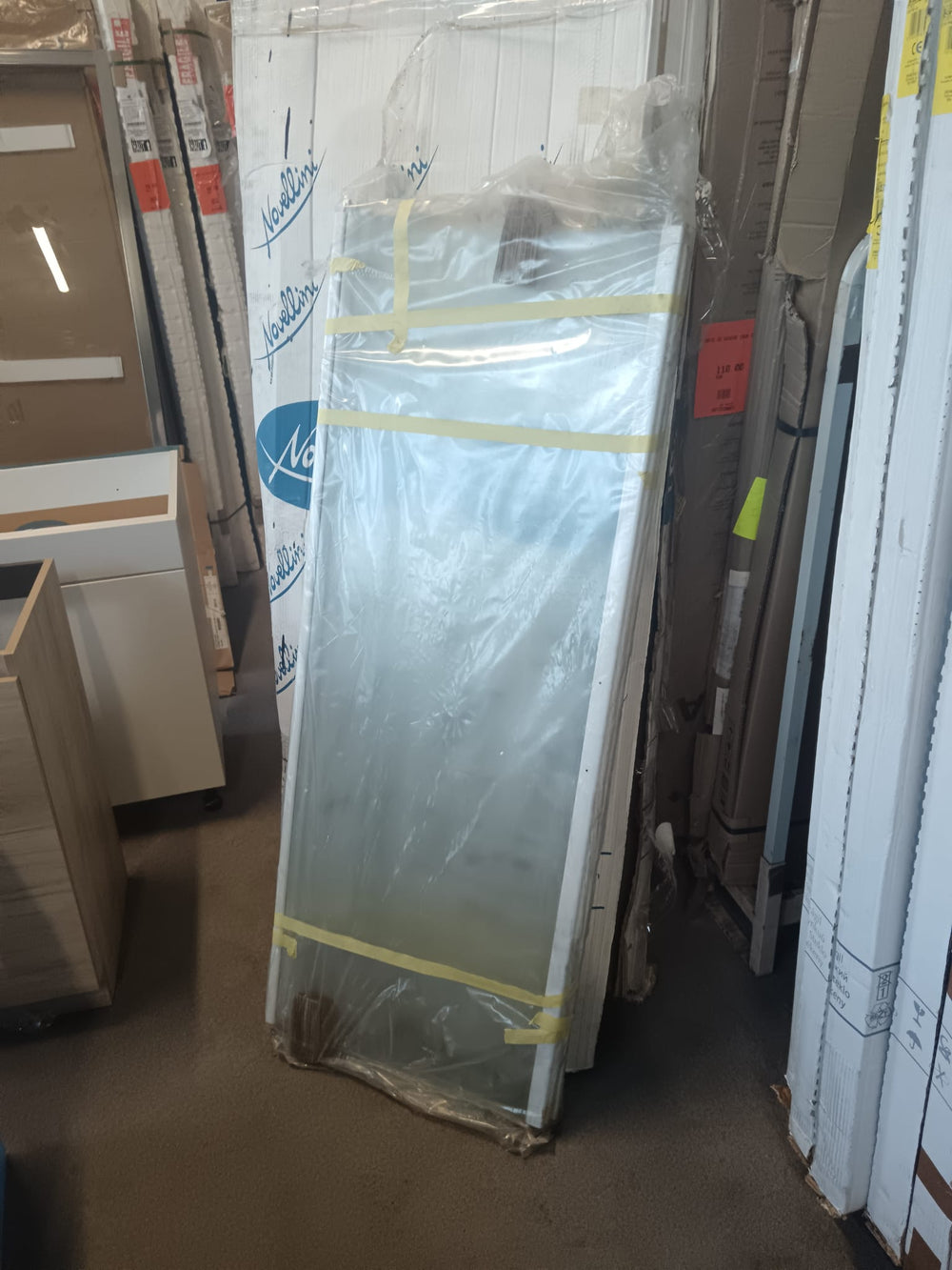 Paroi de douche Lunes 2.0 168 extensible 168 - 174 cm prolif blanc verre trempé tra