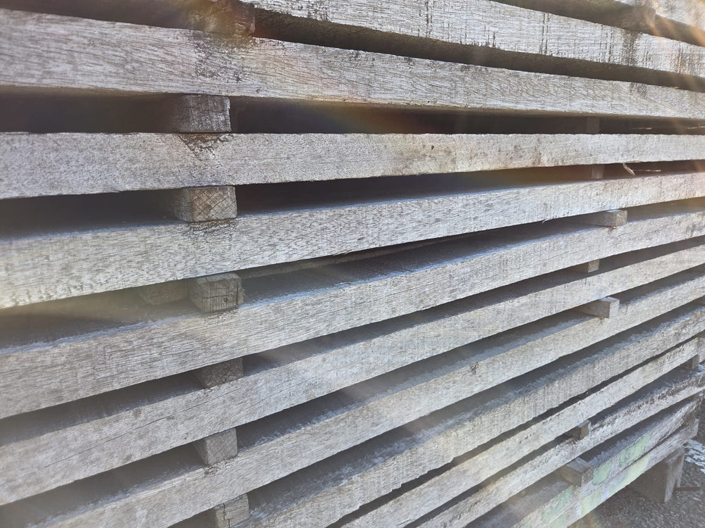 Lambourde bois exo Iroko classe 3 - 34x75 - L=1,45m