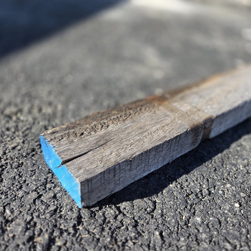 Lambourde bois exo Iroko classe 3 - 34x80 - L=2,3m