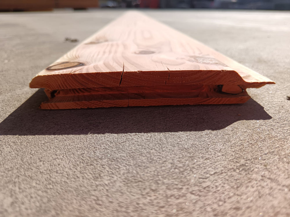 Bardage douglas - 22x135 - L=4m (profil Opus)