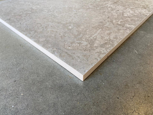 Carrelage extérieur grès cérame structuré antidérapant rectifié couleur Naturel - Gamme Solithe ref L063 - 60x60cm - Ep= 20mm - Novoceram