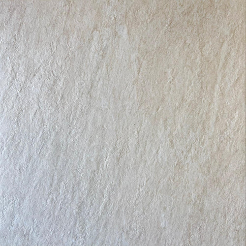Carrelage extérieur grès cérame rectifié structuré couleur calcite - gamme Kobe ref F844 - 60x60cm - Ep= 20mm - Novoceram
