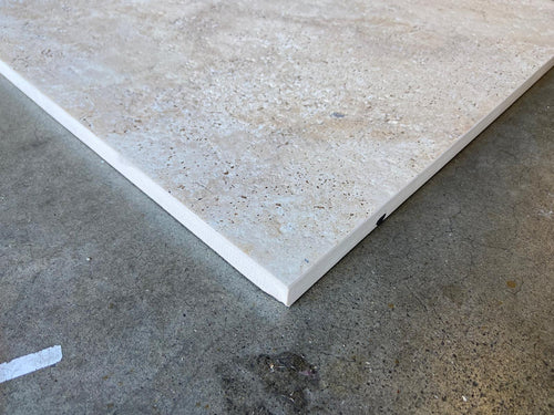 Carrelage extérieur grès cérame rectifié structuré couleur Natural - gamme Tiber ref H093 - 60x60cm - Ep= 20mm - Novoceram