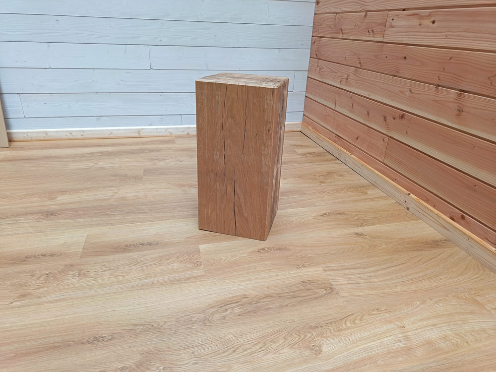 Cube en chêne massif - 250x250 - H=50cm