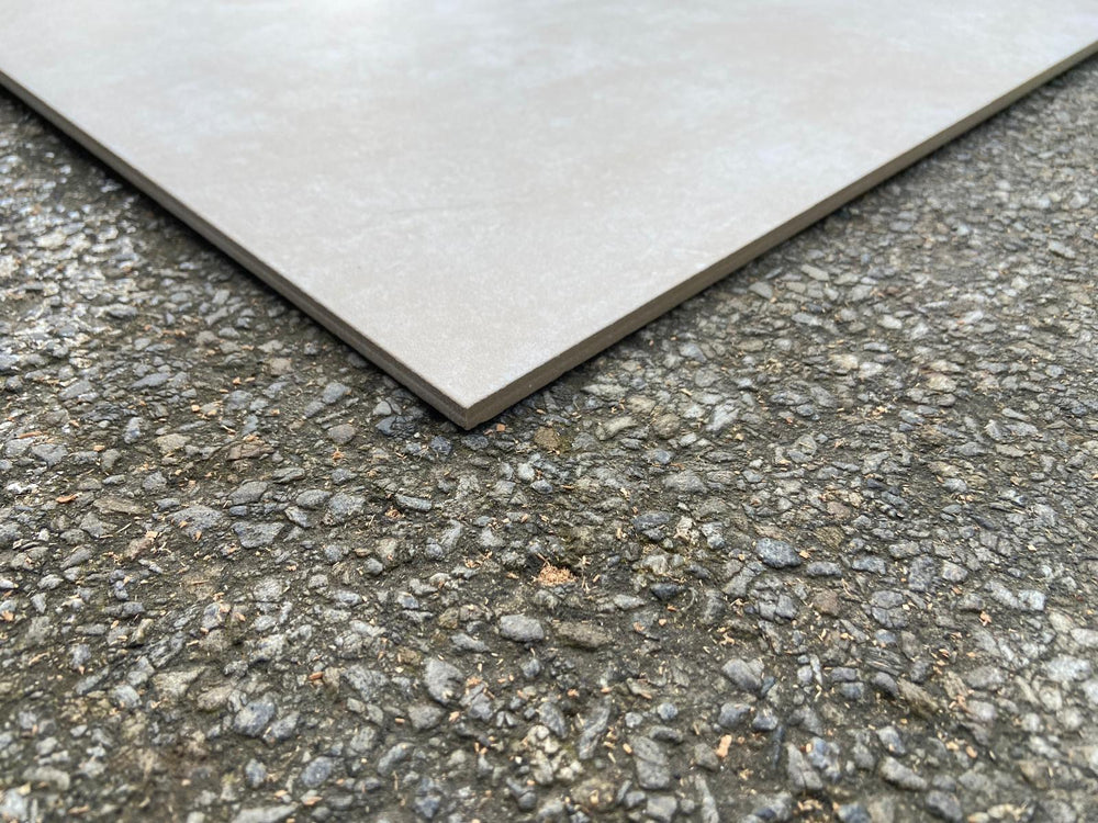 Carrelage grès cérame - Beton Beige R48 - 45x45cm - Ep=8mm - Parefeuille Provence