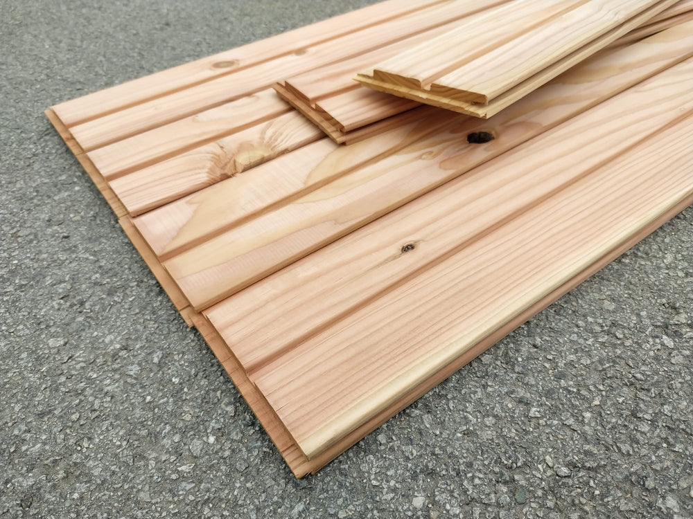 Bardage douglas naturel (profil ritmo) - 21x132 - L=4,0m