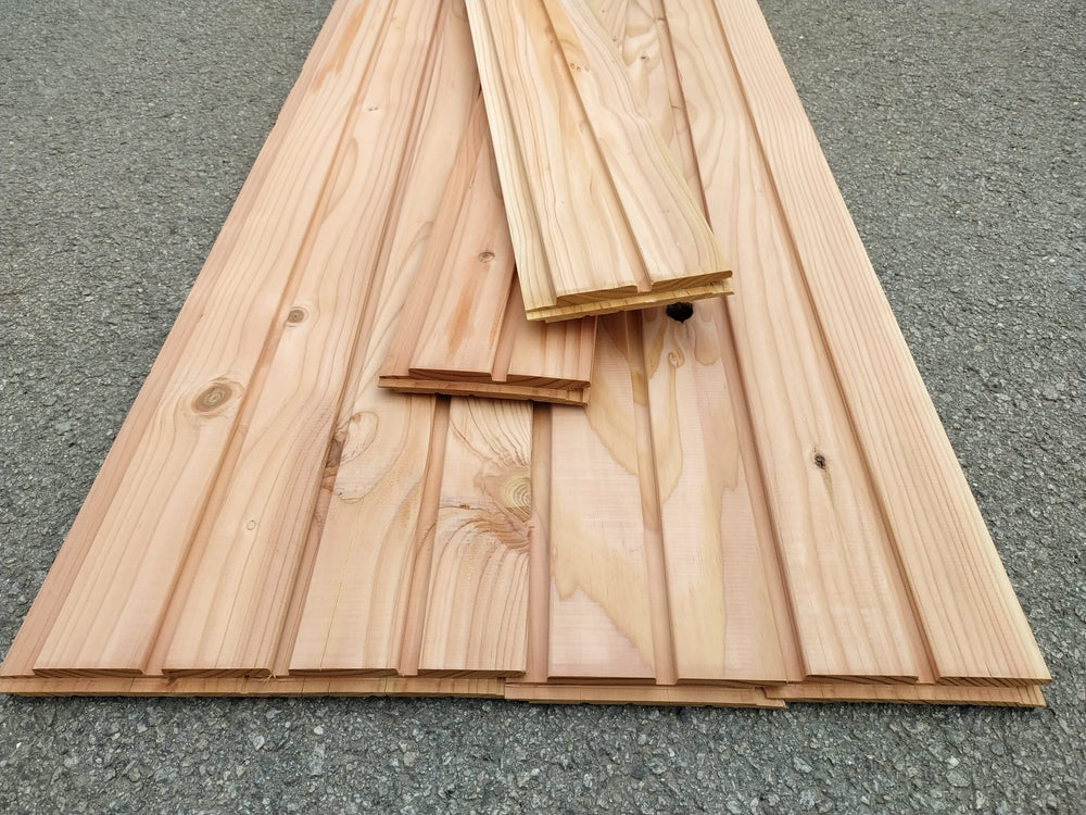 Bardage douglas naturel (profil ritmo) - 21x132 - L=4,0m