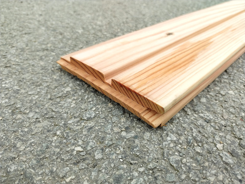 Bardage douglas naturel (profil ritmo) - 21x132 - L=4,0m