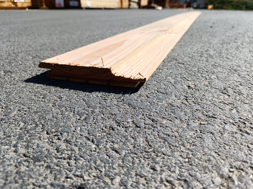 Bardage douglas (profil Livradois) - 22x125 - L=4m