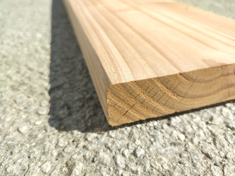 Lame de terrasse douglas 4 chanfreins - 21x140 - L=4m