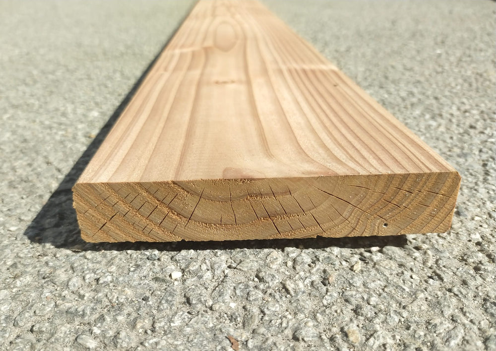 Lame de terrasse douglas 4 chanfreins - 21x140 - L=4m