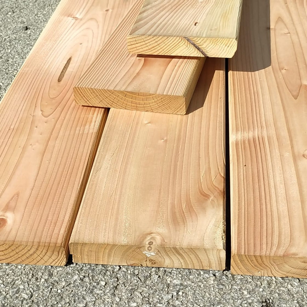 Lame de terrasse douglas 4 chanfreins - 21x140 - L=4m