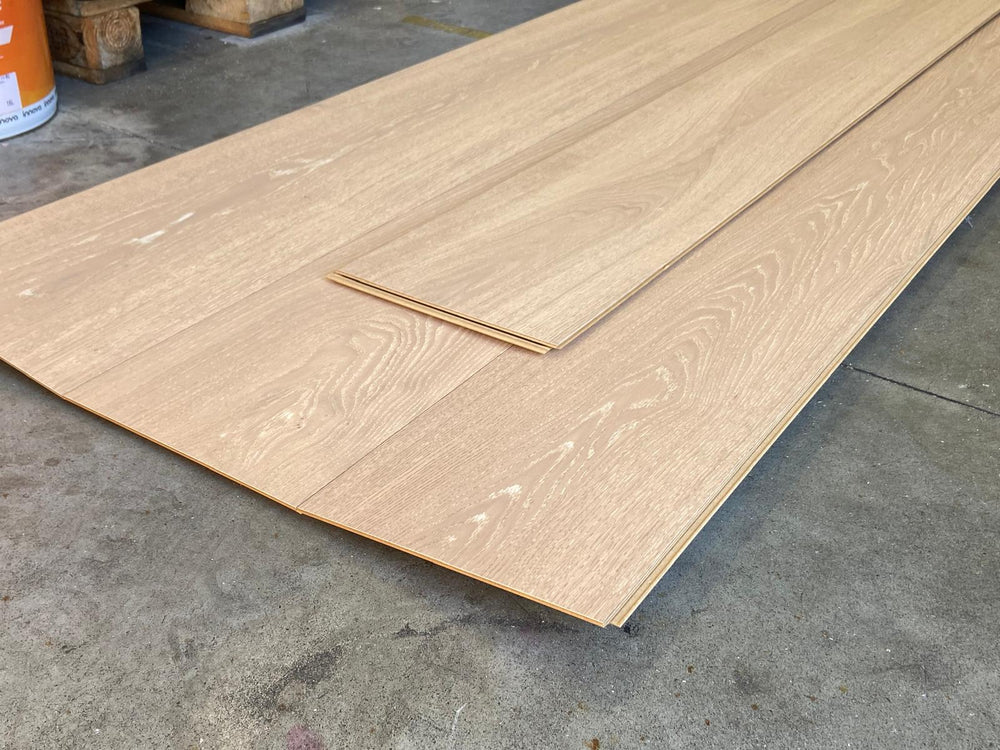 Contrecollé Lindura MEISTER 8922 Chêne Naturel Champagne Brossé Verni ultramat Clic 5G (Gamme HD 400)