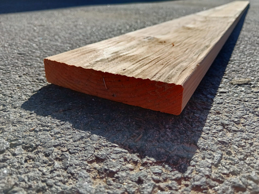 Lame de terrasse douglas finition déstructurée - 27x145 - L=3m