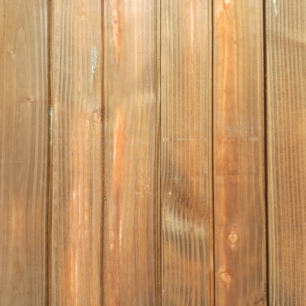 Bardage Douglas faux-claire-voie traité marron - 28x125 - L=4m (Profil Arioso)